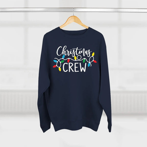 Christmas Crew Sweatshirt — Holiday Lights Graphic Crewneck