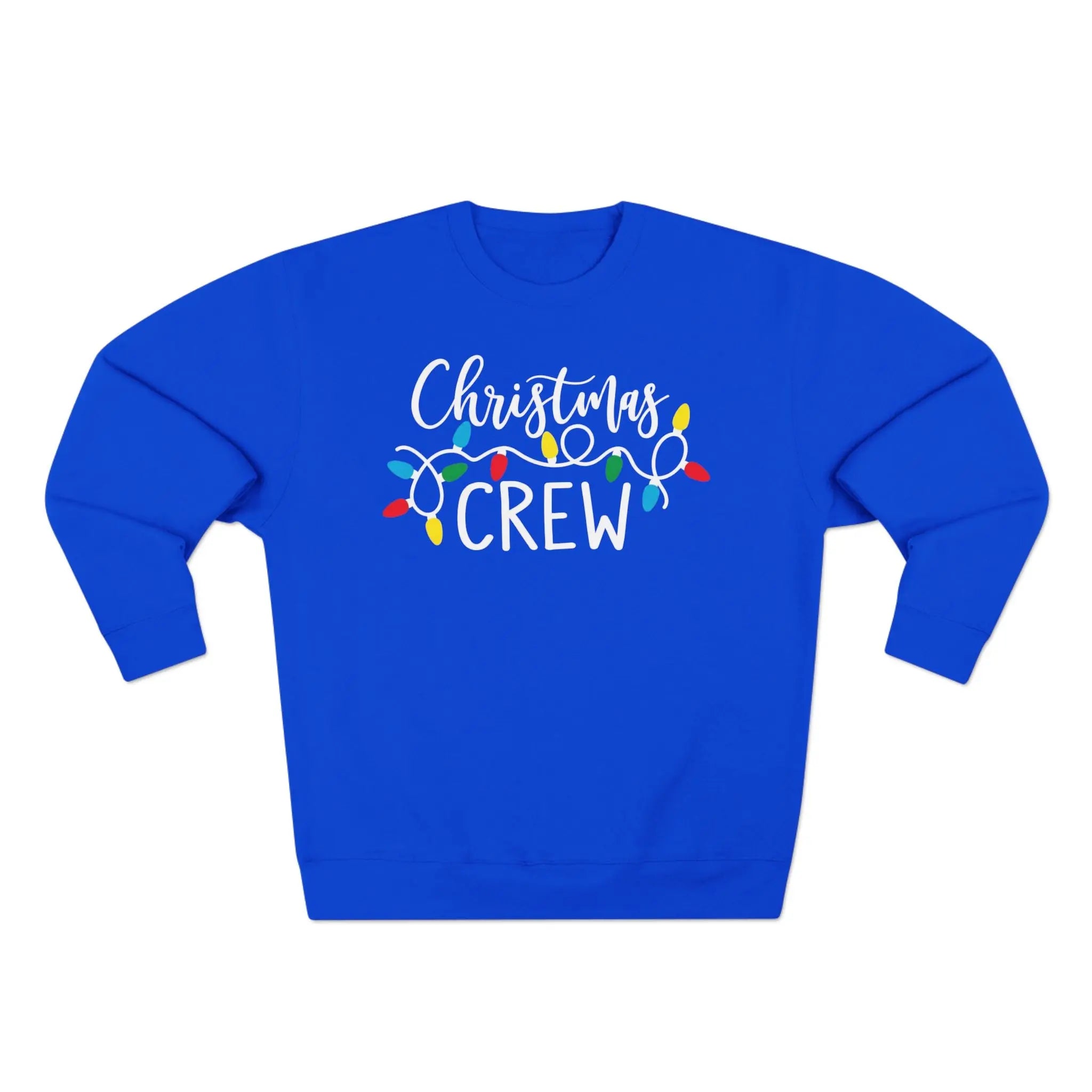 Christmas Crew Sweatshirt — Holiday Lights Graphic Crewneck - BrownBubble