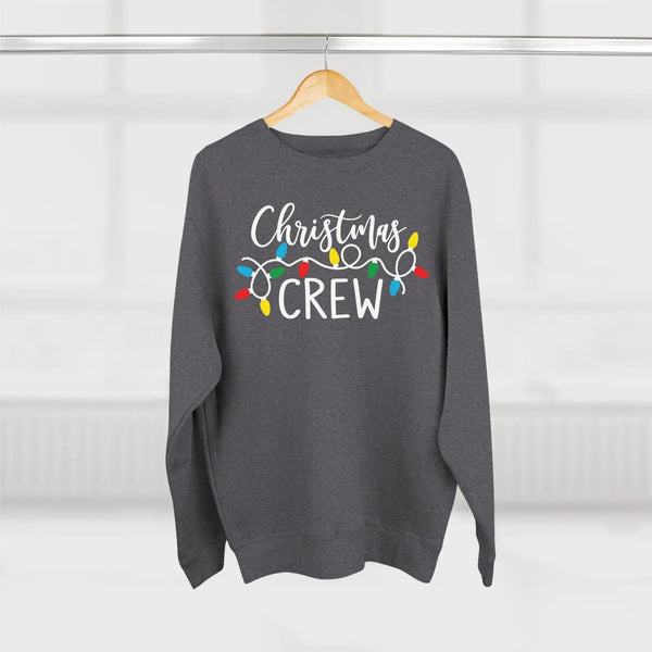 Christmas Crew Sweatshirt — Holiday Lights Graphic Crewneck