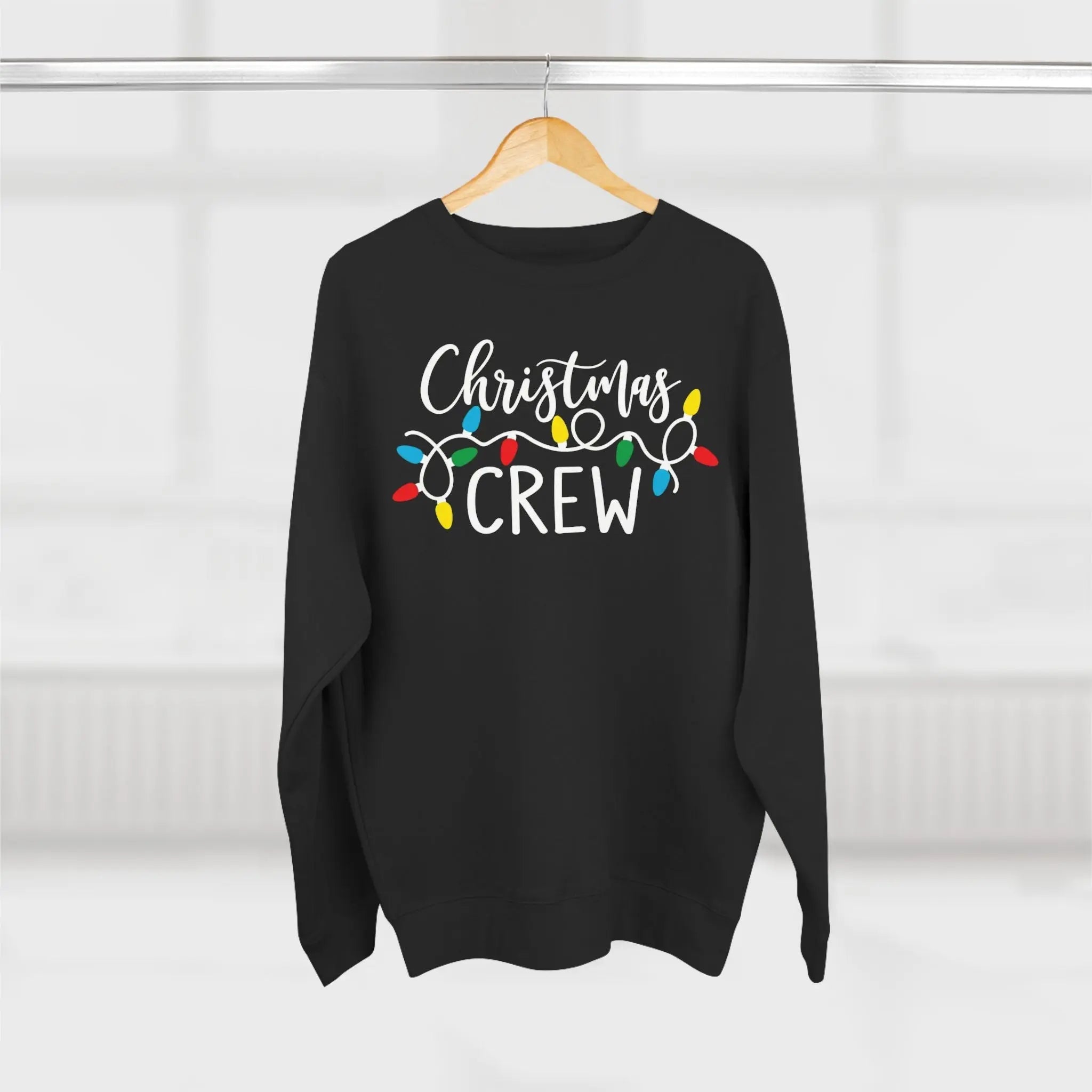 Christmas Crew Sweatshirt — Holiday Lights Graphic Crewneck - BrownBubble