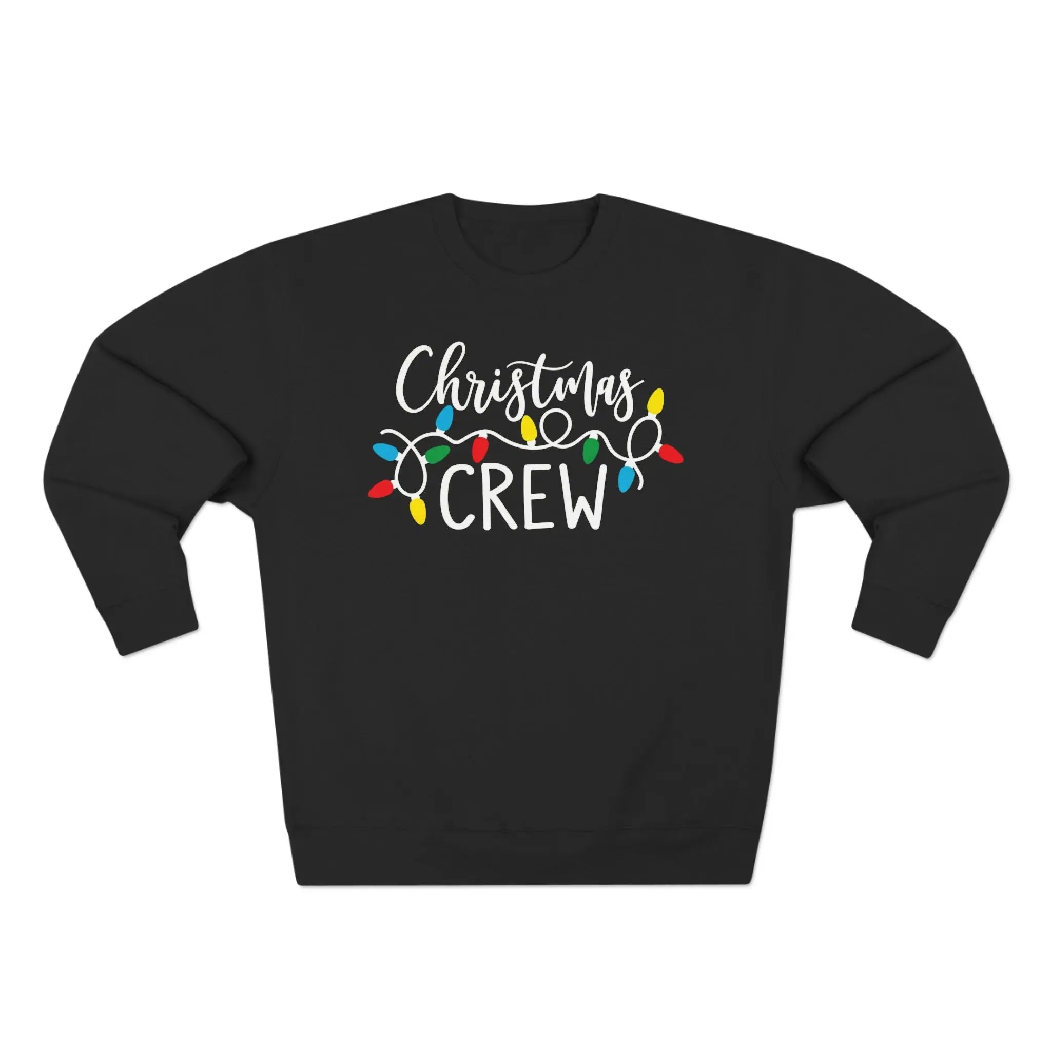 Christmas Crew Sweatshirt — Holiday Lights Graphic Crewneck - BrownBubble