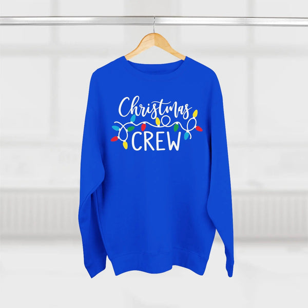 Christmas Crew Sweatshirt — Holiday Lights Graphic Crewneck