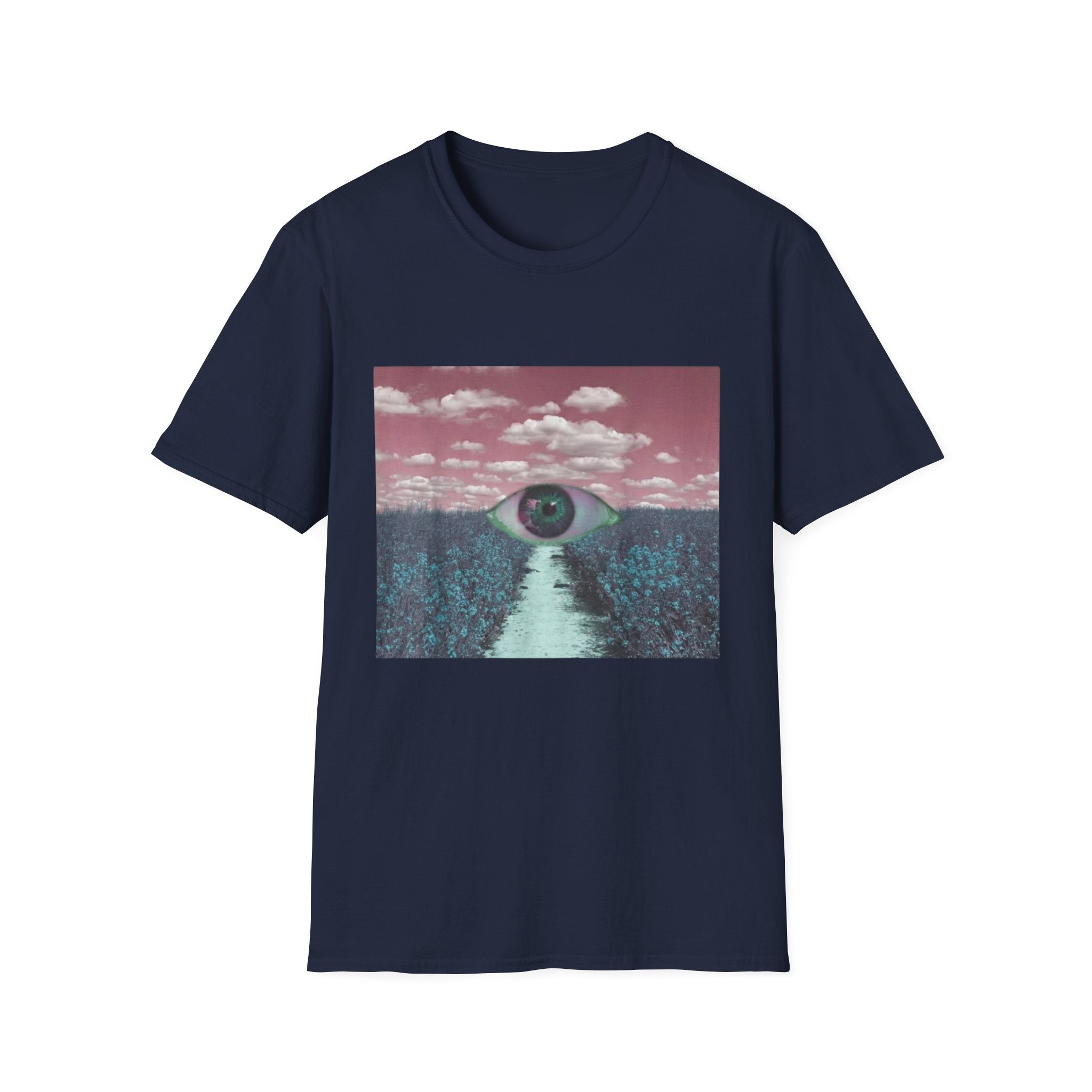 Dreamcore Eye Graphic Tee - Weirdcore Surreal Aesthetic Shirt - Biblically Accurate Angel Style Top - BrownBubble