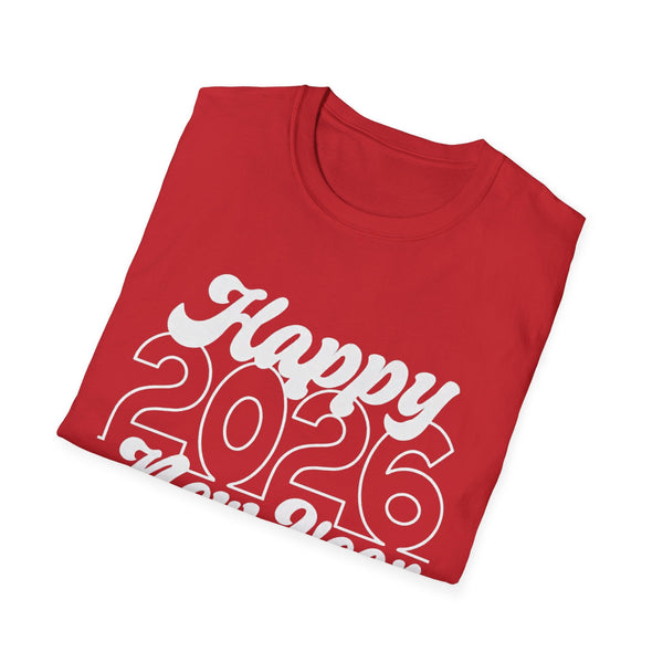 New Year Crew 2026 Shirt - happy 2026 new year Party Outfit - Matching Group T-Shirt